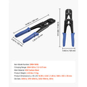 Load image into Gallery viewer, SucceBuy Crimping Tool Solar Connector Crimper Tool Kit Clear Metric & AWG Markings with Solar Connectors Wrenches Storage Case - AMOCART
