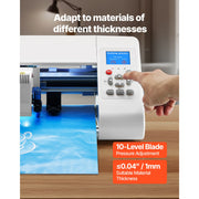 Load image into Gallery viewer, SucceBuy 12in/21in Automatic Edge Detection Vinyl Cutter Machine Design Software and Materials Compatible Multiple File Formats - AMOCART