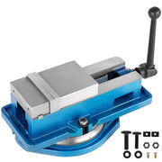 Bild in Galerie-Viewer laden, Amocart Milling Vise 4 Inch Bench Clamp Vise High Precision Clamping Mill Vise Ductile Iron Material, 360 Degree Swiveling Base