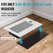 Load image into Gallery viewer, SucceBuy Register Booster Fan Quiet Vent Booster Fan with Remote Control Thermostat Control for Heating Cooling Smart Vent White - AMOCART