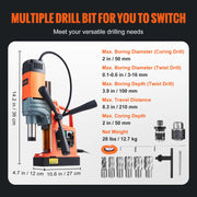 Load image into Gallery viewer, SucceBuy 1300W 1400W 2" Electric Drilling Machine Magnetic Drill Press Boring Diameter Power Drill 810 PRM Drill