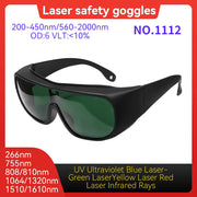 Load image into Gallery viewer, Laser Protection laser glasses 10600nm OD6 UV400 532nm 808nm 1064nm Laser Safety Glasses IPL glases Laser Protective glasses