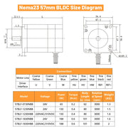 Bild in Galerie-Viewer laden, 65W-130W Nema23 57mm DC Brushless Motor BLDC Paired with 57mm Planetary Gearbox NMRV030 Worm Gear Reducer Applied To UAV