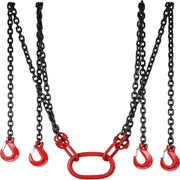 Load image into Gallery viewer, Amocart Lifting Chain Sling Lifts 5Tonne 1.5M 3M 4M X 5/16 Inch Heavy Duty With 4 Legs Grade Hooks and Adjuster G80 Alloy Steel