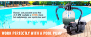 Bild in Galerie-Viewer laden, Above & Inground Pool Sand Filter, SucceBuy 16 to 24 Inch High GPM Cleaning System