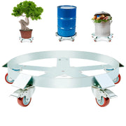 Load image into Gallery viewer, SucceBuy 1250lbs Drum Dolly Cart 55 Gallon Caddy Barrel Dolly Hand Truck with 5 Swivel Casters Wheel for Warehouse Drum Handling - AMOCART