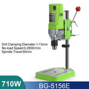 Load image into Gallery viewer, ALLSOME Mini Bench Drill Bench Drilling Machine Variable Speed Drilling Chuck 1-16mm For DIY Wood Metal Electric Tools