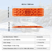 Load image into Gallery viewer, 10 TON Traction Boards with PP Material Recovery Boards for Off-road Vehicle Car Pickup SUV RV Pair Tire Traction Mats