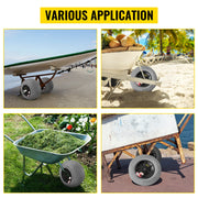 Load image into Gallery viewer, SucceBuy Beach Balloon Wheels 13" Replacement Sand Tires TPU Cart Tires for Kayak Dolly Canoe and Buggy w/ Free Air Pump 2-Pack