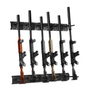 Load image into Gallery viewer, Amocart Gun Rack 6-Slot Vertical Rifle Shotgun Gun Rack 180 lbs Heavy Duty Metal Wall Gun Rack Display Stand with Soft Padding