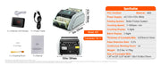 Bild in Galerie-Viewer laden, 【Upgraded】SucceBuy 1000Pcs/Min Money Counter Business Cash Register Euros Bills Fake Banknote Detector by UV & MG Function for B