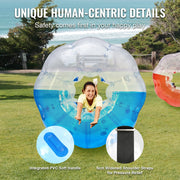 Bild in Galerie-Viewer laden, SucceBuy 2-Pack 5FT/1.5M Inflatable Bumper Balls 0.8mm Thick Bubble Soccer Balls Inflatable Zorb Balls for Adults or Children