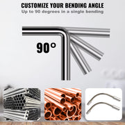Load image into Gallery viewer, Amocart Pipe Tube Bender Ratcheting Reverse Tubing Bending Tools w/ 7 Dies Pipe Cutter for Air Conditioning Refrigerator Repair