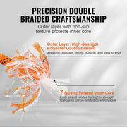 Load image into Gallery viewer, Amocart 220ft Dual-Weave Polyester Rope 48-Strand Outdoor Accessories Emergency Cord for Camping Swinging Rappelling Rescue