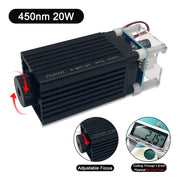 Load image into Gallery viewer, LASER TREE 4w 5W Laser Module 450nm Laser Head Blue Laser for Cnc Laser Engraving Cutting Machine WoodWorking DIY Tools