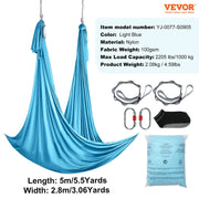 Bild in Galerie-Viewer laden, Amocart 5.5 Yards Aerial Yoga Hammock & Swing Nylon Fabric Full Rigging Hardware for Antigravity Yoga Fitness Bodybuilding