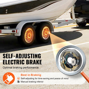 Load image into Gallery viewer, SucceBuy 2Pcs 3500/7000lbs Electric Trailer Brake Assembly Self-Adjusting Axle Backing Plates for Brake System Part Replacement