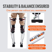 Load image into Gallery viewer, Amocart Drywall Stilts 18''-30''/36''-50'' Adjustable Aluminum Tool Stilts with Protective Knee Pads Non-Slip Work Stilts