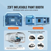 Load image into Gallery viewer, Amocart Inflatable Paint Booth Inflatable Spray Booth with Powerful Blowers and Air Filter System Portable Car Paint Booth
