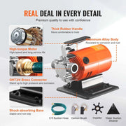 Load image into Gallery viewer, Amocart Water Transfer Pump 120V AC 360GPH 1/10 HP Portable Electric Utility Pump for Garden, Rain Barrel, Pool, Pond, Aquarium