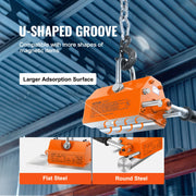 Load image into Gallery viewer, SucceBuy 100KG-2000KG Permanent Magnetic Lifter Pulling Capacity 2.5 Safety Factor Neodymium & Steel Lifting Magnet Lift Magnets