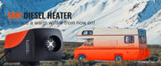 Bild in Galerie-Viewer laden, Amocart 2/5/8KW Car Heater Diesel Air Heater 12V With Low Noise Remote Control Truck Boat Bus Trailer Air Diesel Parking Heater