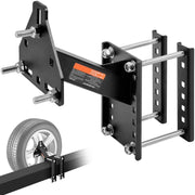 Load image into Gallery viewer, Amocart 160 lbs Spare Tire Carrier with Mounting Screws Bracket Lugs On Bolt Patterns Tire Mount Wheel Holder for Trailers RV