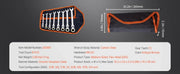 Load image into Gallery viewer, Amocart Flex-Head Ratcheting Wrench Set 8PCs Combination Wrench Set Roll-up Pouch Cr-V Steel Flexible Ratcheting Wrench Set