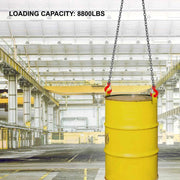Load image into Gallery viewer, Amocart 5FT 8800lbs Lifting Chain Sling Double Leg with Grab Hooks G80 Mn-steel Sling Chain for Engine Hoist Heavy Duty Moving