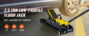 Load image into Gallery viewer, SucceBuy 2.5T Floor Hydraulic Jack Pneumatic Low Profile Floor Jack Heavy-Duty Steel Racing Floor Jack with Piston Lift Pump