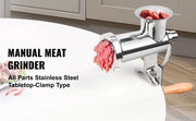 Bild in Galerie-Viewer laden, SucceBuy Manual Meat Grinder 304 Stainless Steel Hand Meat Grinder with Steel Table Clamp Meat Mincer Sausage Maker