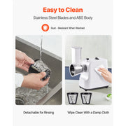 Load image into Gallery viewer, SucceBuy Electric Cheese Grater Salad Maker 200W Salad Shooter Electric Vegetable Slicer Shredder Chopper for Fruits with 5 Att