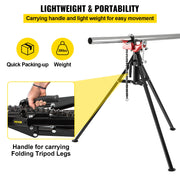 Load image into Gallery viewer, SucceBuy Steel Tripod Pipe Chain Vise 1/8-5in Capacity Foldable Legs Tri-Stand Bench Vice for Fixing Support Bending Metal Pipes - AMOCART