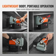 Load image into Gallery viewer, Amocart Magnetic Drill Press 1300W Low Profile Mag Drill Light Weight Portable Mag Drilling Machine with Cooling Device