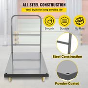 Load image into Gallery viewer, Succebuy Platform Truck 2000lbs Capacity Steel flatbed Tool Cart 47" x 24" x 32" Flat Dolly Hand Trucks with 5" Nylon Casters