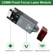 Load image into Gallery viewer, LASER TREE 4w 5W Laser Module 450nm Laser Head Blue Laser for Cnc Laser Engraving Cutting Machine WoodWorking DIY Tools