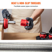 Load image into Gallery viewer, SucceBuy Manual Pipe Threader Ratchet Tool Portable Pipe Threading Set with 6PCS Dies for Galvanized Aluminum Iron Copper Pipes - AMOCART