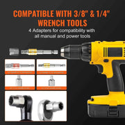 Load image into Gallery viewer, Amocart 29PCs Bolt Extractor Set Bolt and Nut Remover Set 6mm to 10mm 13/32" to 3/4" CR-MO Steel Extraction Socket Set