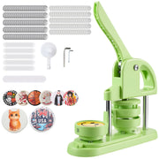 Load image into Gallery viewer, SucceBuy Button Maker Machine Plastic Pin Maker 100pcs Button Parts Circle Cutter and Hex Wrenches Reinforced Ergonomic Handle - AMOCART