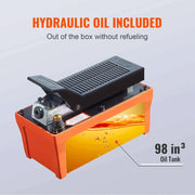 Load image into Gallery viewer, Amocart Air Hydraulic Pump 10,000 PSI 1/2 Gal Reservoir Foot Actuated Air Treadle for Auto Body Frame Machines and Pulling Post