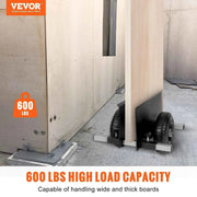 Load image into Gallery viewer, Amocart Heavy Duty Panel Slab Dolly Terrain Moving Cart Pneumatic Wheels Adjustable Clamp for Drywall Sheet Material Handling