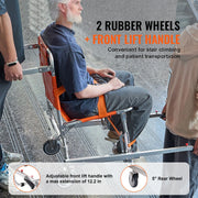 Bild in Galerie-Viewer laden, Amocart 350lbs EMS Stair Climbing Chair Foldable Stair Wheelchair Ambulance Firefighter Evacuation Use for Elderly Disabled