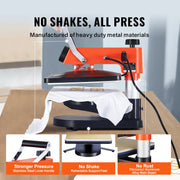 Load image into Gallery viewer, SucceBuy 5/6 in 1Heat Press Machine 12 x 15inches Fast Heating 360 Swing Away Digital Sublimation Transfer T-Shirt Vinyl Printer - AMOCART
