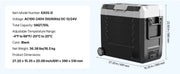 Load image into Gallery viewer, SucceBuy 20L 22L 35L 45L 55L Car Refrigerator Mini Fridge Freezer Portable Compressor Cooler DC 110-240V Ice Box for Camping