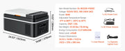 Charger l'image dans la visionneuse de galerie, Succebuy 15-55L Portable Cooler Electric Compressor 12V/24V DC 110-240V AC Freezer Refrigerator for Home