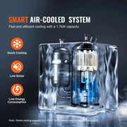 Bild in Galerie-Viewer laden, Amocart Industrial Water Chiller CW6000 1500W Cooling System with Compressor 65 L/min Max Flow Rate for Laser Engraving Machine