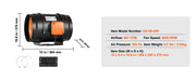 Load image into Gallery viewer, SucceBuy Inline Duct Fan with Temperature Humidity Controller EC-motor Ventilation Exhaust Fan Air Ventilator for Home Bathroom