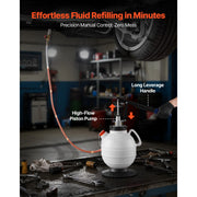 Load image into Gallery viewer, SucceBuy 7.5L Transmission Fluid Pump Manual Fluid Transfer Filler with 8 ATF Adapters & 47 in Outlet Horse for Oil Replacement