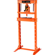 Load image into Gallery viewer, Amocart 6/12T Hydraulic H-Frame Garage Floor Adjustable Shop Press with Plates 6T/12T Orange for Garages or Professional Shop