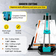 Load image into Gallery viewer, SucceBuy 1200MM Tile Cutter High Precision Manual Ceramic Floor Tiles Tile Cutter 48 In Cutting Machine for Precision Cutting